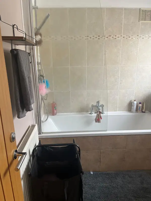 Bathroom before work